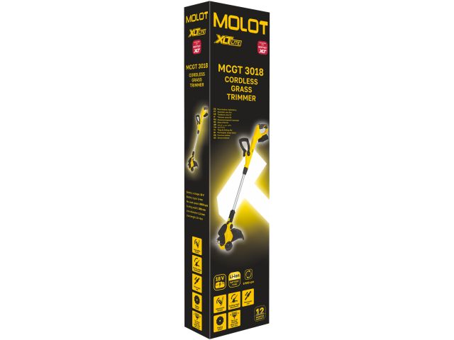 Image 8 Триммер аккумуляторный MOLOT MCGT 3018 XLT Lite SET