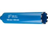 Коронка алмазная d 108мм железобетон BULL, L450мм, 1 1/4", микроудар, сухое сверление