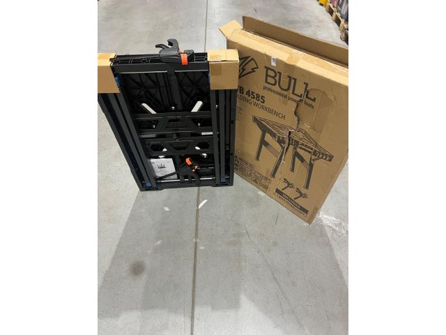 Image 1 Верстак складной BULL WB 4585 в кор. 455 кг, 852x608x790 мм, переносной, 2 струбцины уцененный (00