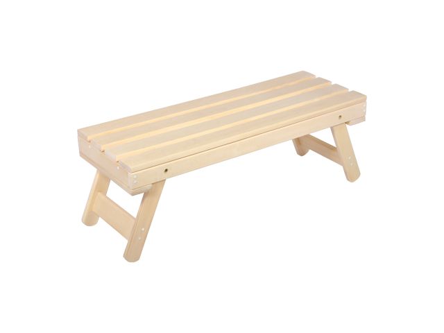 Image 1 Лавочка складная, 120х44х43 см, липа, "Банные штучки"