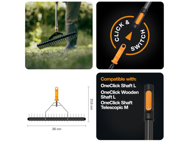 Image 4 Грабли для аэрации OneClick FISKARS