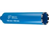 Коронка алмазная d 108мм железобетон BULL, L450мм, 1 1/4", мокрое сверление