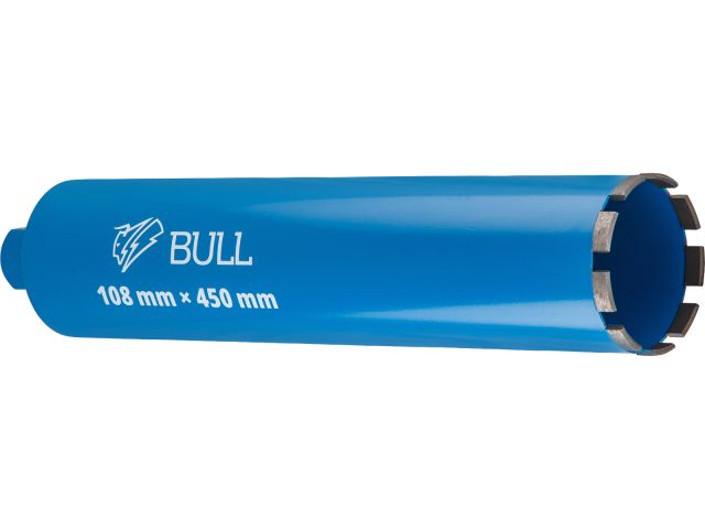 Image 1 Коронка алмазная d 108мм железобетон BULL, L450мм, 1 1/4", мокрое сверление