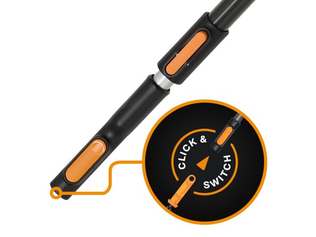 Image 3 Черенок алюминиевый телескопический L 220-400см OneClick FISKARS
