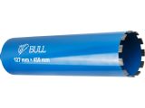 Коронка алмазная d 127мм железобетон BULL, L450мм, 1 1/4", микроудар, сухое сверление