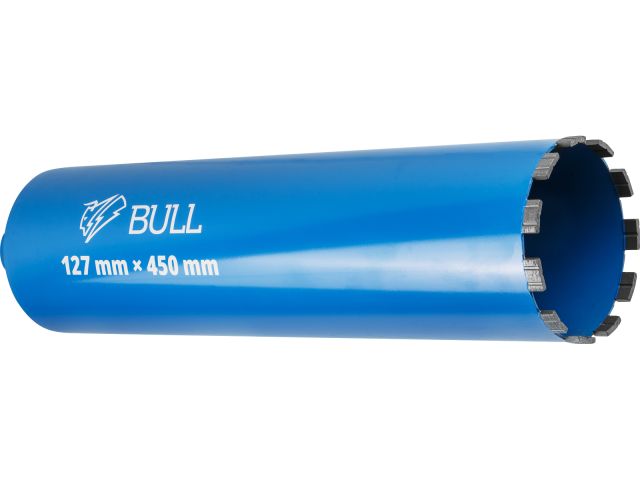 Image 1 Коронка алмазная d 127мм железобетон BULL, L450мм, 1 1/4", микроудар, сухое сверление