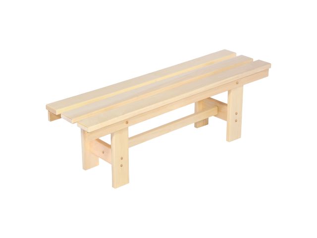 Image 3 Лавочка разборная, 120х33х43 см, липа, "Банные штучки"