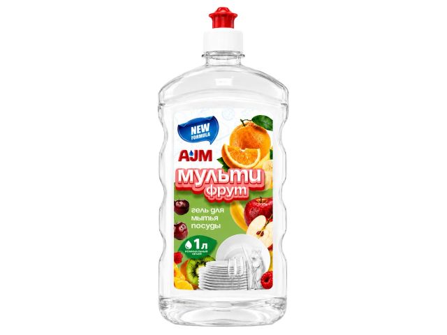 Image 1 Гель для мытья посуды «Мультифрут» 1 л AJM