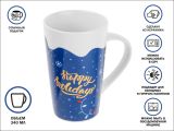 Кружка керамическая, 400 мл., SANTA'S SECRET-2, PERFECTO LINEA