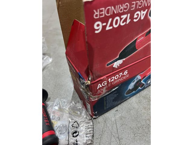 Image 1 Одноручная углошлифмашина WORTEX AG 1207-6 в кор. 750 Вт, 125 мм, 0-10000 об/мин уцененный (074519