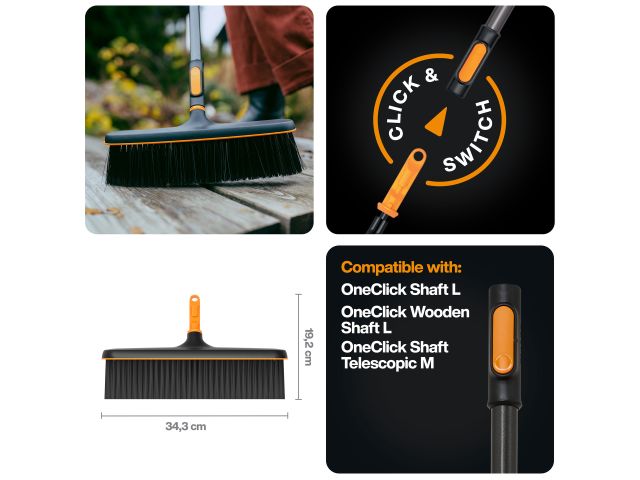 Image 3 Щетка для террас OneClick FISKARS