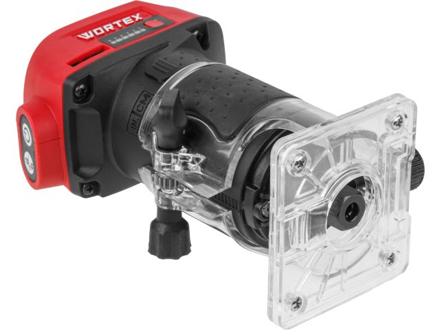 Image 6 Аккум. фрезер кромочный WORTEX LX CMM 1822 в кор. XLT SOLO БЕСЩЕТ., 18 В, цанга 6/8, рег. об.