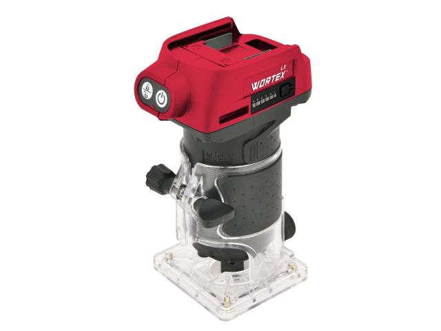 Image 1 Аккум. фрезер кромочный WORTEX LX CMM 1822 в кор. XLT SOLO БЕСЩЕТ., 18 В, цанга 6/8, рег. об.