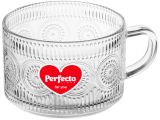 Watch image 3 Кружка стеклянная, 400 мл, серия Аntique, PERFECTO LINEA