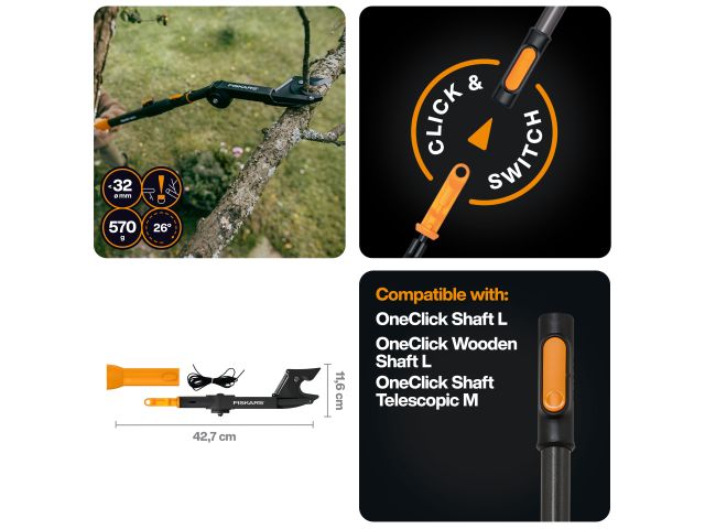 Image 3 Насадка-сучкорез OneClick FISKARS