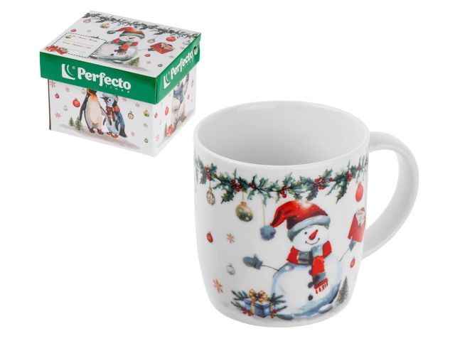Image 2 Кружка керамическая, в кор., 360 мл, серия WINTER FABLE-2, PERFECTO LINEA
