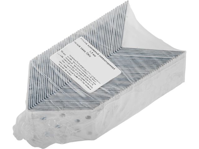 Image 2 Уголок крепежный равносторонний 50х50х50 мм 1.5мм (50 шт в упак.) белый цинк Цвiк
