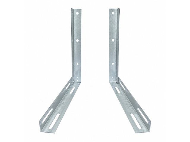 Image 2 Кронштейн сборный для кондиционера 390х450х1,5мм (2шт) белый цинк STARFIX