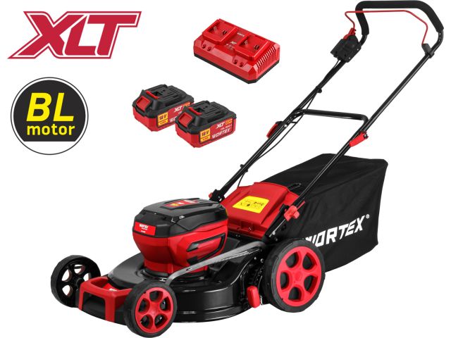Image 1 Газонокосилка аккумуляторная WORTEX CLM 4536 в кор. XLT SET БЕСЩЁТ.ДВИГ., 18В+18В, шир.460 мм