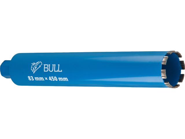 Image 1 Коронка алмазная d 83мм железобетон BULL, L450мм, 1 1/4", микроудар, сухое сверление