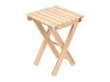 Табурет складной, шлифованный, 54х30х30см, липа, "Банные штучки"