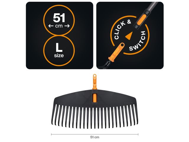 Image 2 Грабли L OneClick FISKARS