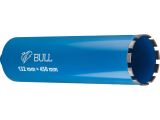 Коронка алмазная d 132мм железобетон BULL, L450мм, 1 1/4", мокрое сверление