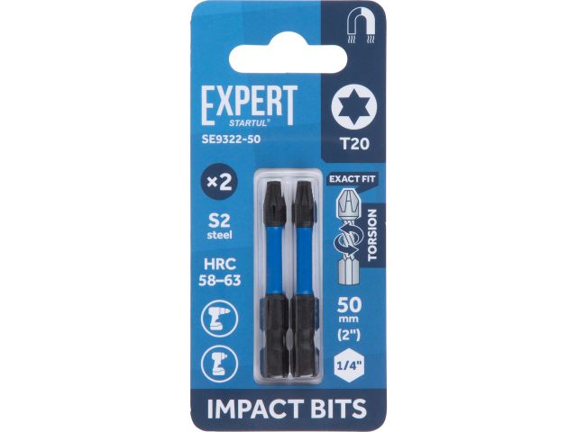 Image 1 Насадка ударная T20 50мм 2шт EXPERT STARTUL (SE9322-50)
