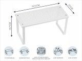 Полка вставная, белая, 31.5x13x15.7 см, STORA, PERFECTO LINEA