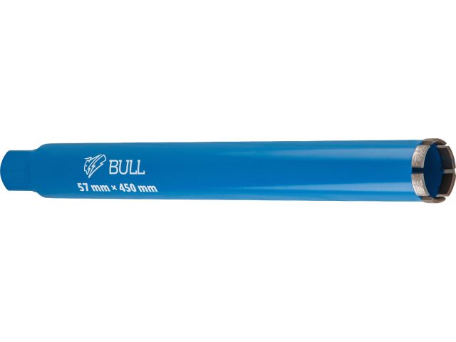 Image 1 Коронка алмазная d 57мм железобетон BULL, L450мм, 1 1/4", мокрое сверление