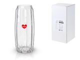 Watch image 2 Ваза для цветов, стеклянная, 26х9 см., серия Beloved, PERFECTO LINEA