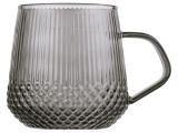 Watch image 3 Кружка стеклянная, 400 мл, серия SONATA GREY, PERFECTO LINEA