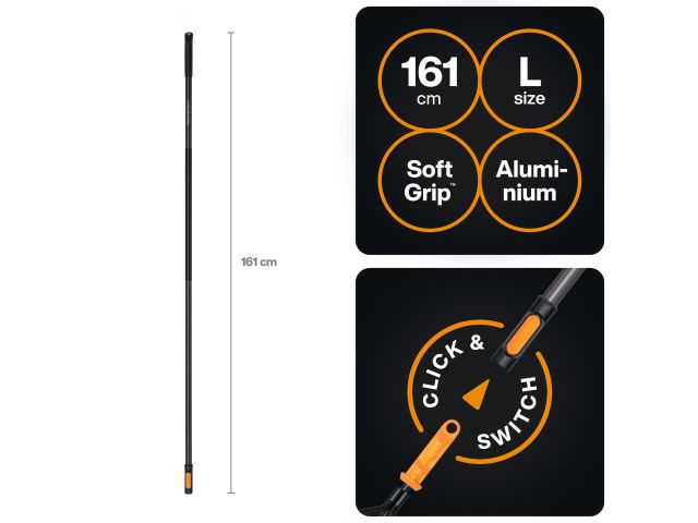Image 1 Черенок алюминиевый L 161см OneClick FISKARS