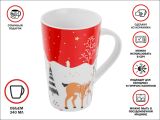Кружка керамическая, 400 мл., SANTA'S SECRET-3, PERFECTO LINEA