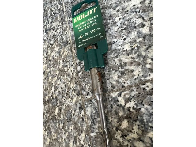 Image 2 6х50х110 мм бур (сверло) SDS-plus S4 ВОЛАТ уцененный (3683094800)
