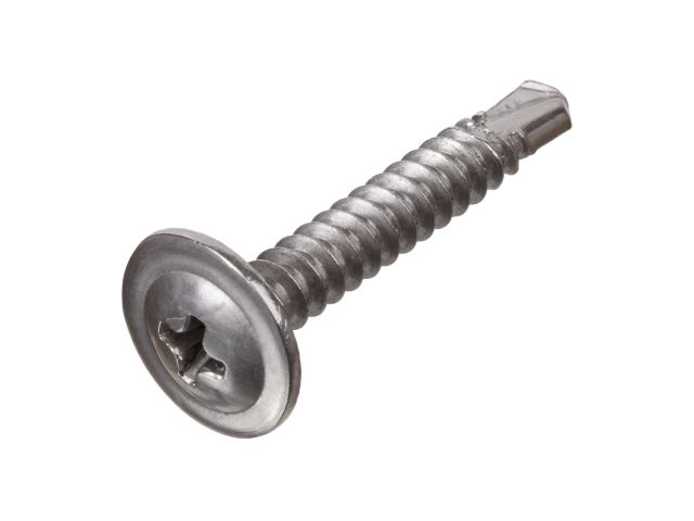 Image 1 Саморез 4.2х16 мм с прессшайбой, со сверлом, нерж.сталь (А2) (1000 шт в уп.) STARFIX