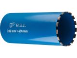 Коронка алмазная d 202мм железобетон BULL, L450мм, 1 1/4", мокрое сверление