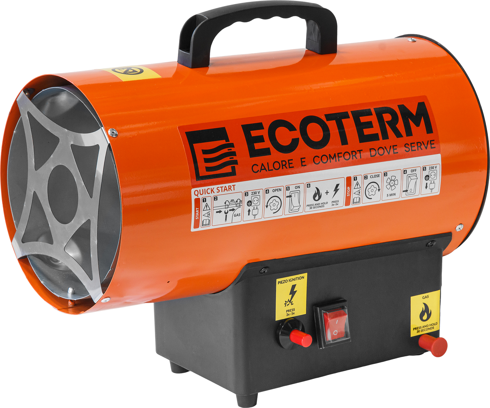 Нагреватель воздуха газовый Ecoterm GHD-102