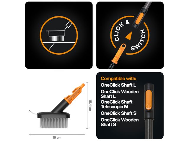 Image 4 Насадка-щетка для чистки швов OneClick FISKARS