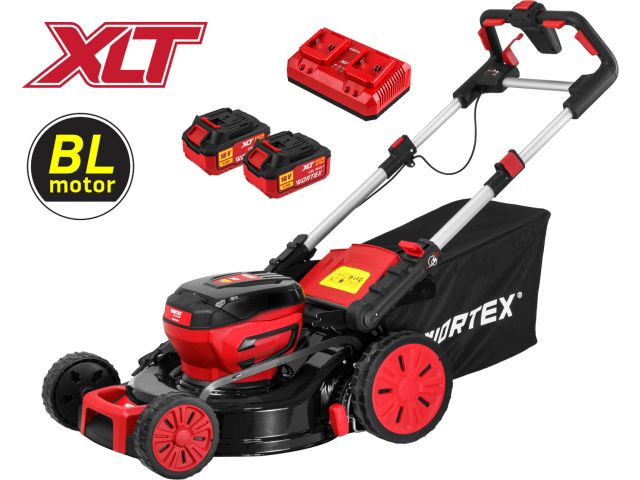Image 1 Газонокосилка аккумуляторная WORTEX CLM 4536-2 в кор. XLT SET БЕСЩЁТ.ДВИГ., САМОХОД., 18В+18В