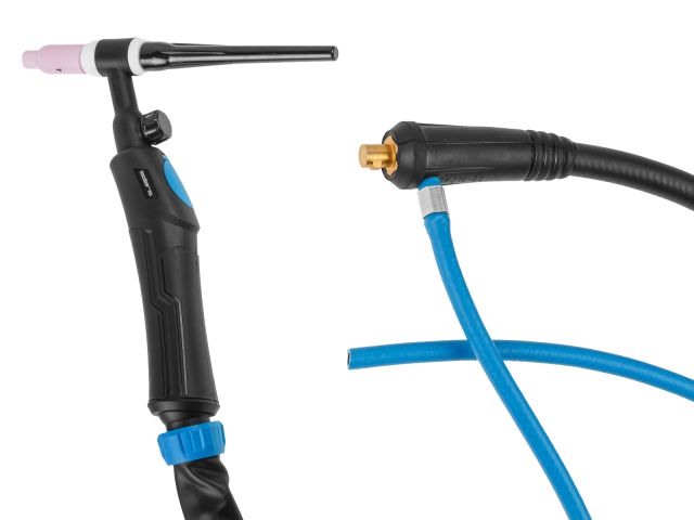Image 1 Горелка сварочная TIG WGT-17V (4м, 150А, разъем 10-25, вентиль) SOLARIS
