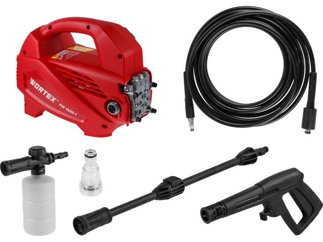 Image 1 Очиститель высокого давления WORTEX PW 1320-1 1.60 кВт, 130 Бар, 390 л/ч, индукц.