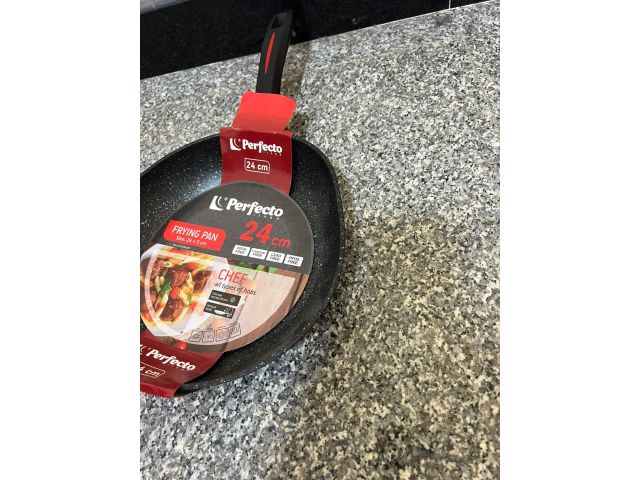 Image 1 Сковорода ф 24х5.0 см, алюм., антиприг. покр., для индукц. плит, серия CHEF, PERFECTO LINEA уценен