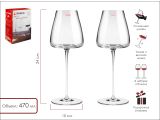 Набор бокалов для вина, 2 шт., 470 мл, серия Sevilla, PERFECTO LINEA