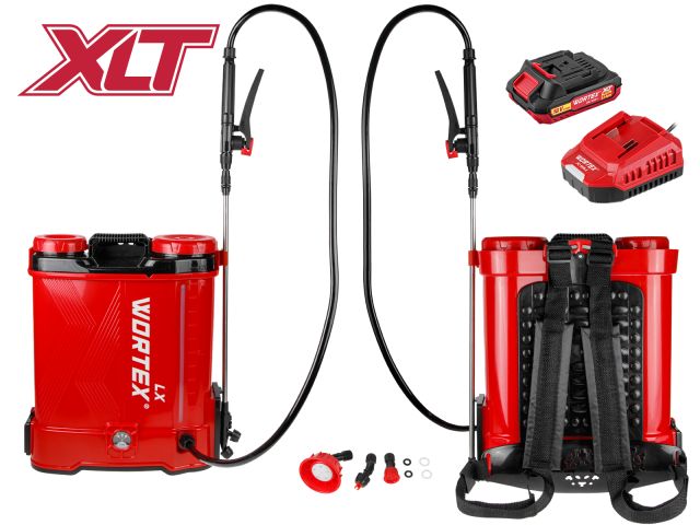 Image 1 Аккум. опрыскиватель WORTEX LX KS 1220-1 Li в кор. ALL1 XLT SET 18В, 12 л, 2 Ач акб