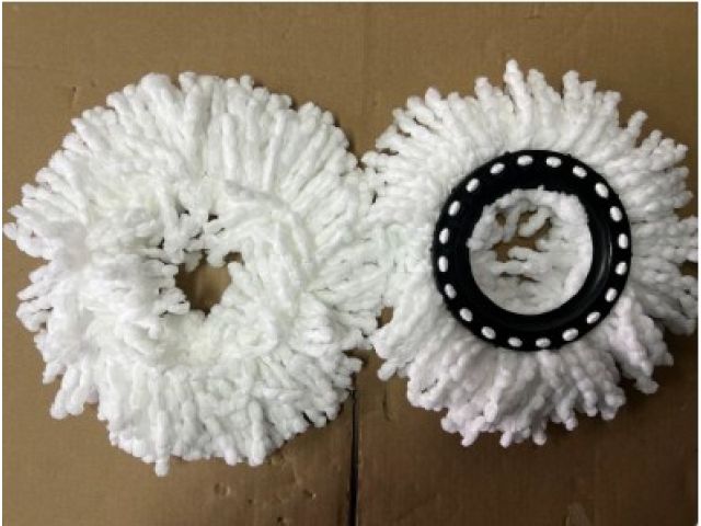 Image 1 Набор сменных насадок для швабры с отжимным ведром AquaSpin, 2 шт., PERFECTO LINEA