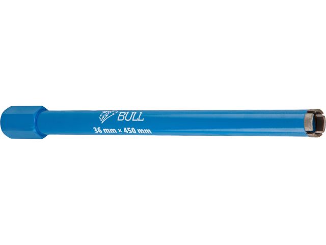 Image 1 Коронка алмазная d 36мм железобетон BULL, L450мм, 1 1/4", мокрое сверление