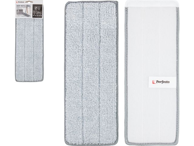 Image 2 Набор сменных насадок для швабры с отжимным ведром Scratch mop, 2 шт., PERFECTO LINEA