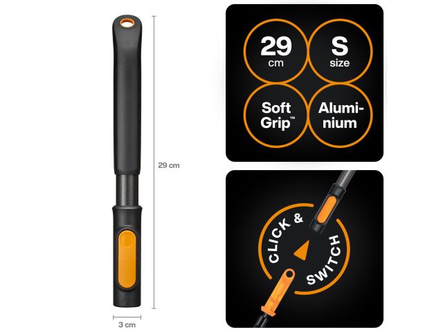 Image 1 Рукоятка малая алюминиевая S 29см OneClick FISKARS