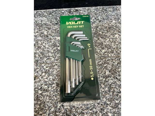 Image 2 Набор ключей шестигр. 1,5-10мм 9шт длинн. ВОЛАТ уцененный (9591185376)